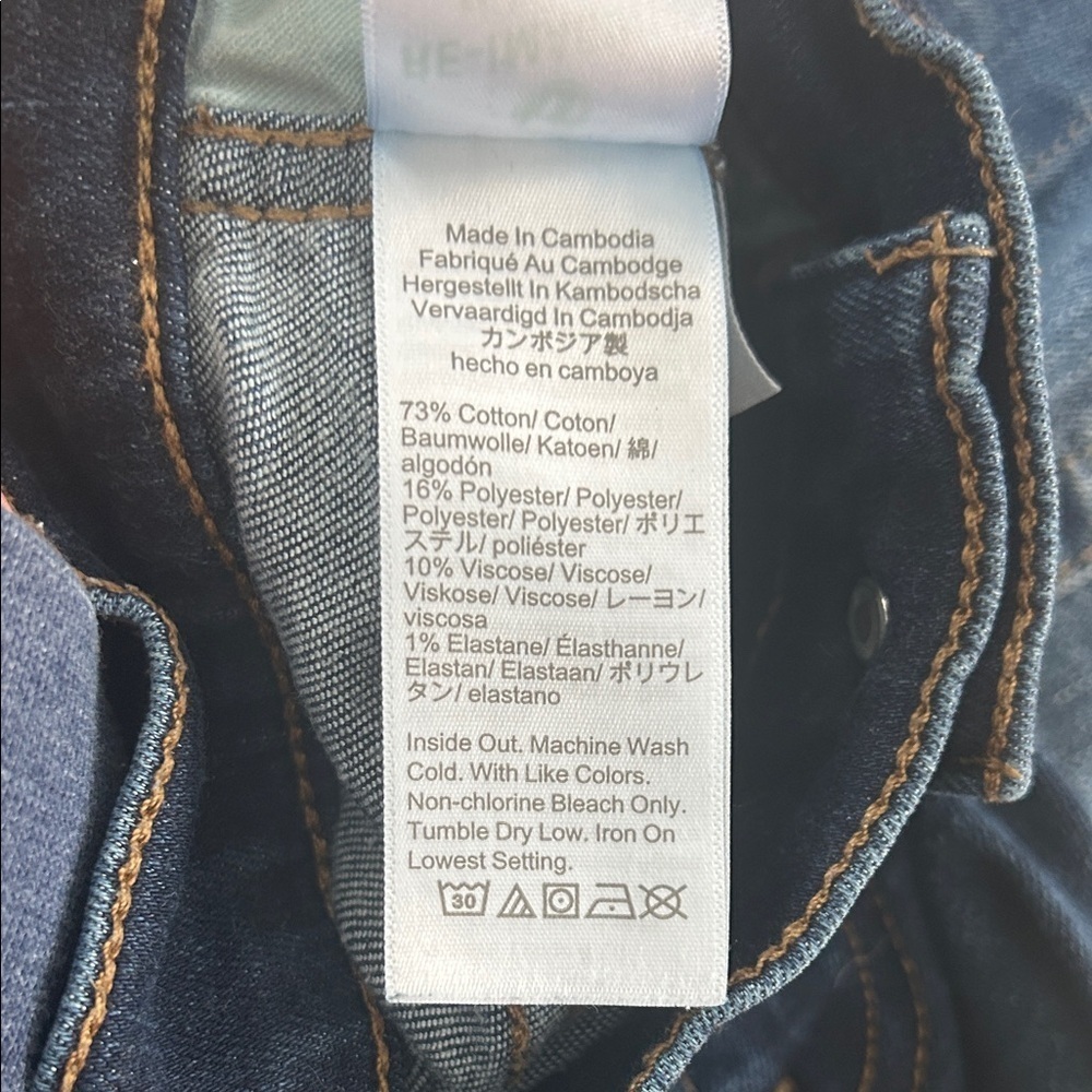 J. Crew High Rise Vintage Straight Jeans Size 29 - Picture 4 of 4